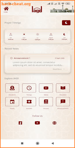 IAGD - Mosque App screenshot