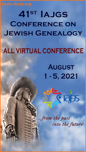 IAJGS 2021 Virtual Conference screenshot