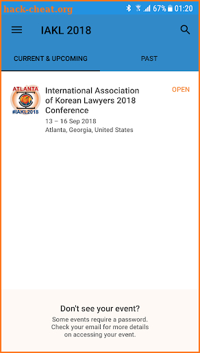 IAKL Conference 2018 screenshot