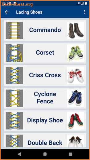 Ian's Laces – How to tie shoes screenshot