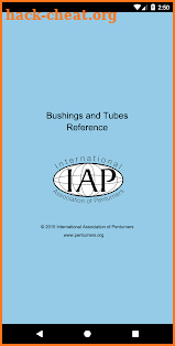 IAP Bushing & Tubes Reference screenshot
