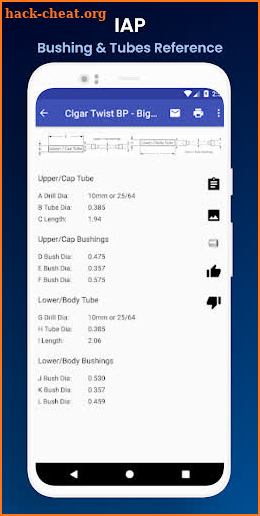 IAP Bushing & Tubes Reference screenshot