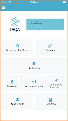 IAQA 2019 screenshot