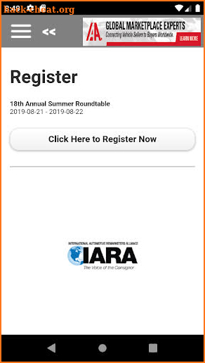 IARA Mobile App screenshot