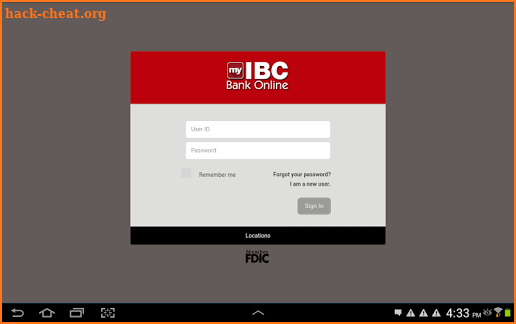 IBC Mobile Banking screenshot
