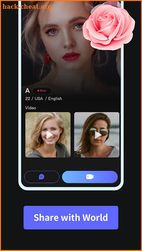 iBerry -  Online Video Chat screenshot