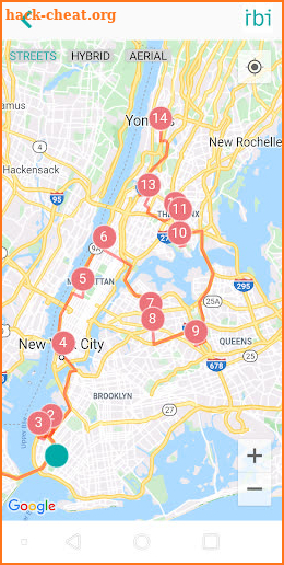 IBI - multi stop route planner screenshot