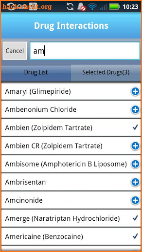 IBM Micromedex Drug Int. screenshot