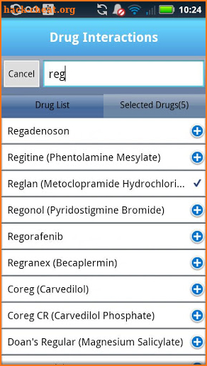 IBM Micromedex Drug Int. screenshot