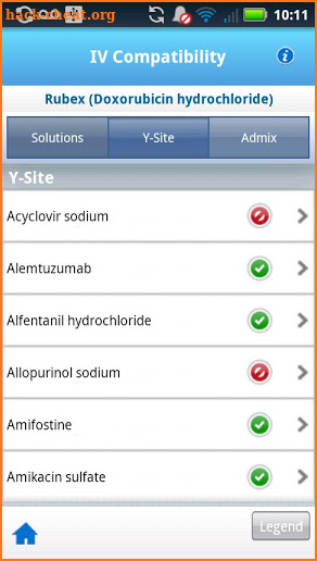 IBM Micromedex IV Comp. screenshot