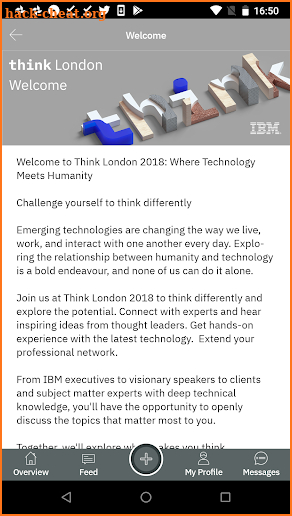 IBM Think London screenshot