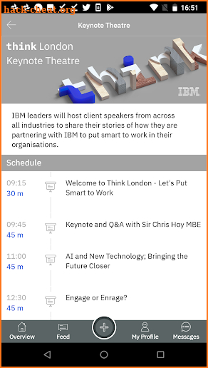 IBM Think London screenshot
