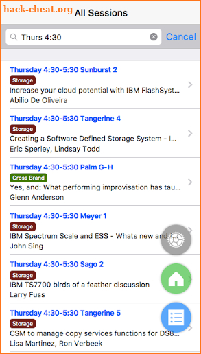 IBMTechU Agenda guide screenshot