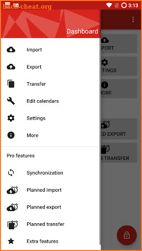 iCal Import/Export CalDAV screenshot