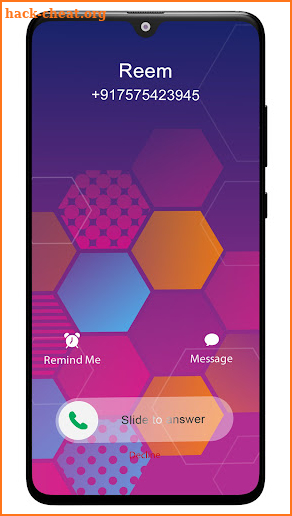 iCall Screen: iOS Phone Dialer screenshot