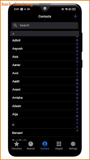 iCall Screen: iOS Phone Dialer screenshot