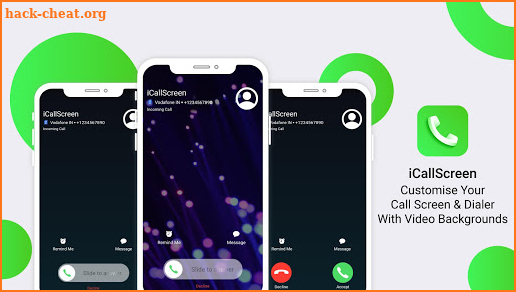 iCallScreen - OS14 Phone X Dialer Call Screen screenshot