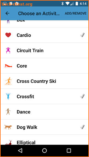 iCardio Workout Tracker & Heart Rate Trainer screenshot