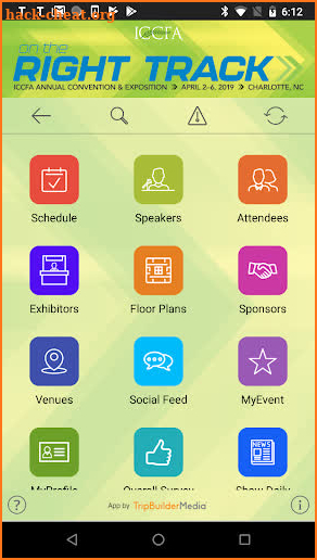 ICCFA App screenshot