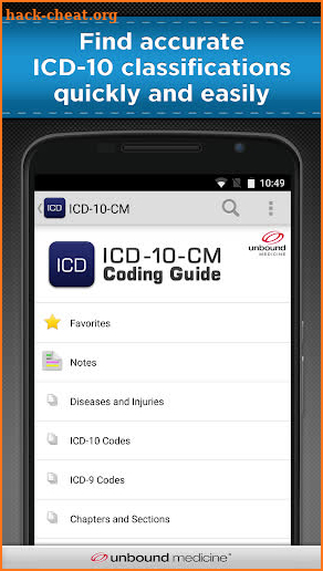 ICD-10-CM Coding Guide screenshot