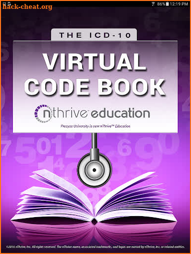 ICD-10 Virtual Code Book screenshot