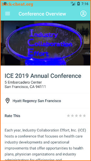 ICE 2019 Annual Conference screenshot