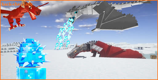 Ice and Fire Dragon Mod for Minecraft screenshot