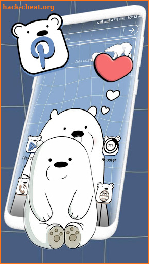 Ice Bear Launcher Theme screenshot