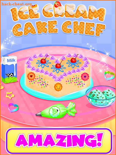 Ice Cream Cake Frozen Dessert baking Chef screenshot