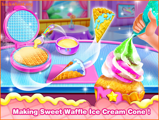 Ice Cream Cone Cupcake-Bakery Food Game screenshot