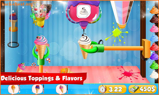 Ice Cream Cone Cupcake Factory: Candy Maker Games screenshot