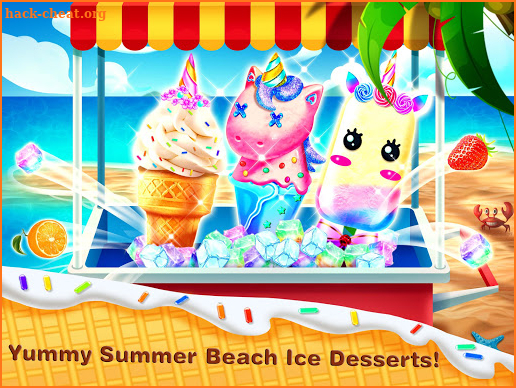 Ice Cream Games-Unicorn Ice Dessert Maker screenshot