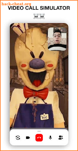 Ice Cream Granny Video Call and Chat + sounds screenshot