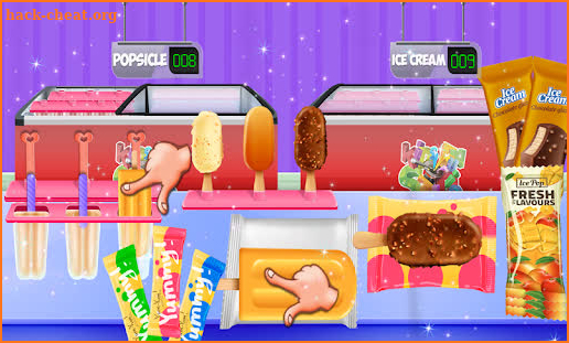 Ice Cream Popsicle Factory Snow Icy Cone Maker screenshot
