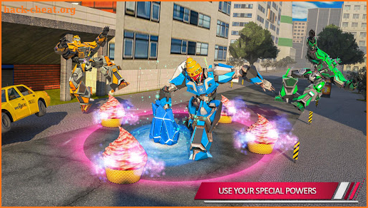 Ice Cream Robot War: Robots Battles Transform screenshot