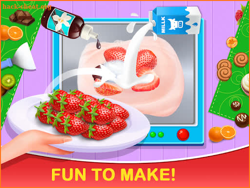 Ice Cream Roll Maker : Ice Cream Cooking Chef Game screenshot