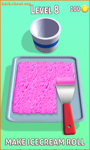 Ice Cream Rolls 3D Game Stir-Fried Frozen Desserts screenshot