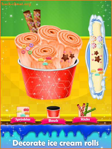 Ice Cream Rolls Maker: Cook Delicious Desserts screenshot