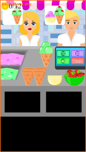 ice cream shop cashier game screenshot