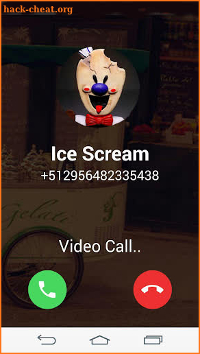 Ice Cream video call and chat screenshot