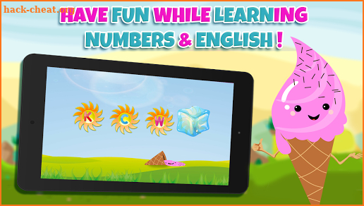 Ice Hero - Learn numbers & Letters with IceCream screenshot