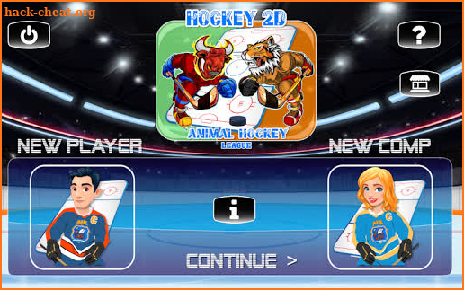 ICE HOCKEY 2D - 4x4 screenshot