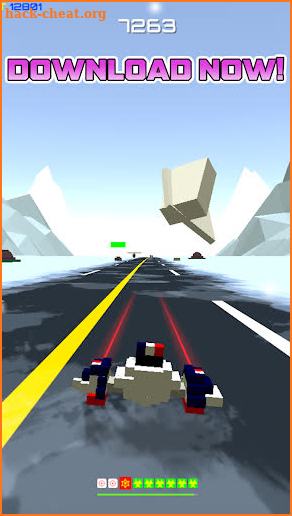 Ice Hover-craft Snow Race screenshot