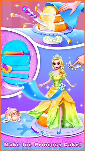 Ice Princess Comfy Cake -Baking Salon for Girls screenshot