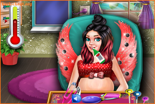 Ice Princess Queen & BFFs Pregnant Caring Game screenshot
