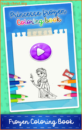 ice Queen & Princess Coloring book screenshot