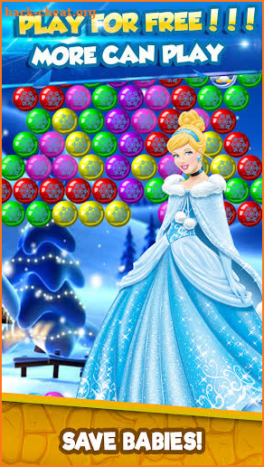 Ice Queen Bubble Shooter screenshot