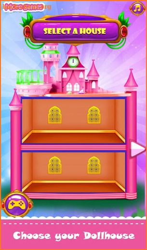 Ice Queen Dollhouse Design screenshot