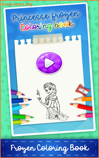 Ice Queen elza & Princess alnna Coloring Book screenshot