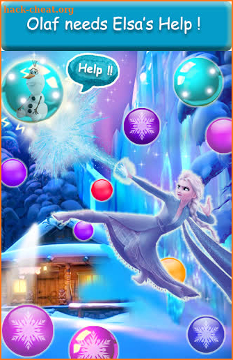 Ice Queen Frozen Bubble screenshot